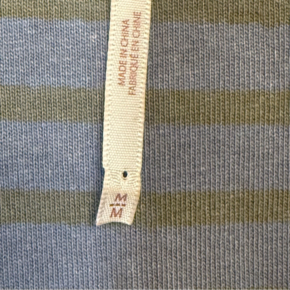 Free People Oversized Patchwork Striped Polo Tuni… - image 4